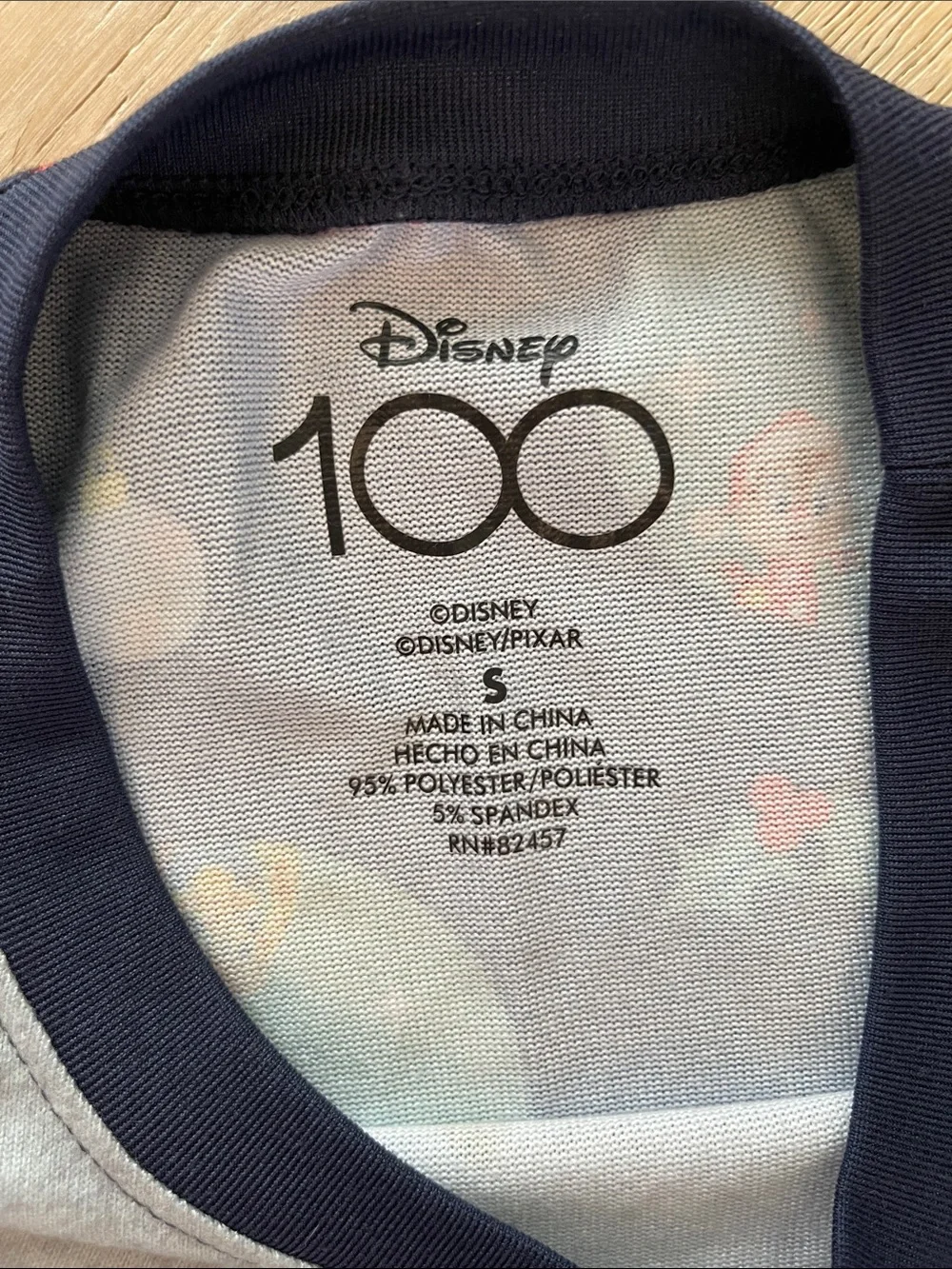 DISNEY PIXAR 100 Mickey & Friends Holiday Pajama Set - Navy, Grey, Red, Green S - Picture 3 of 4